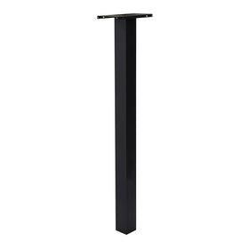 Brighton aluminum post with side bracket mounting for versatile mailbox compatibility.