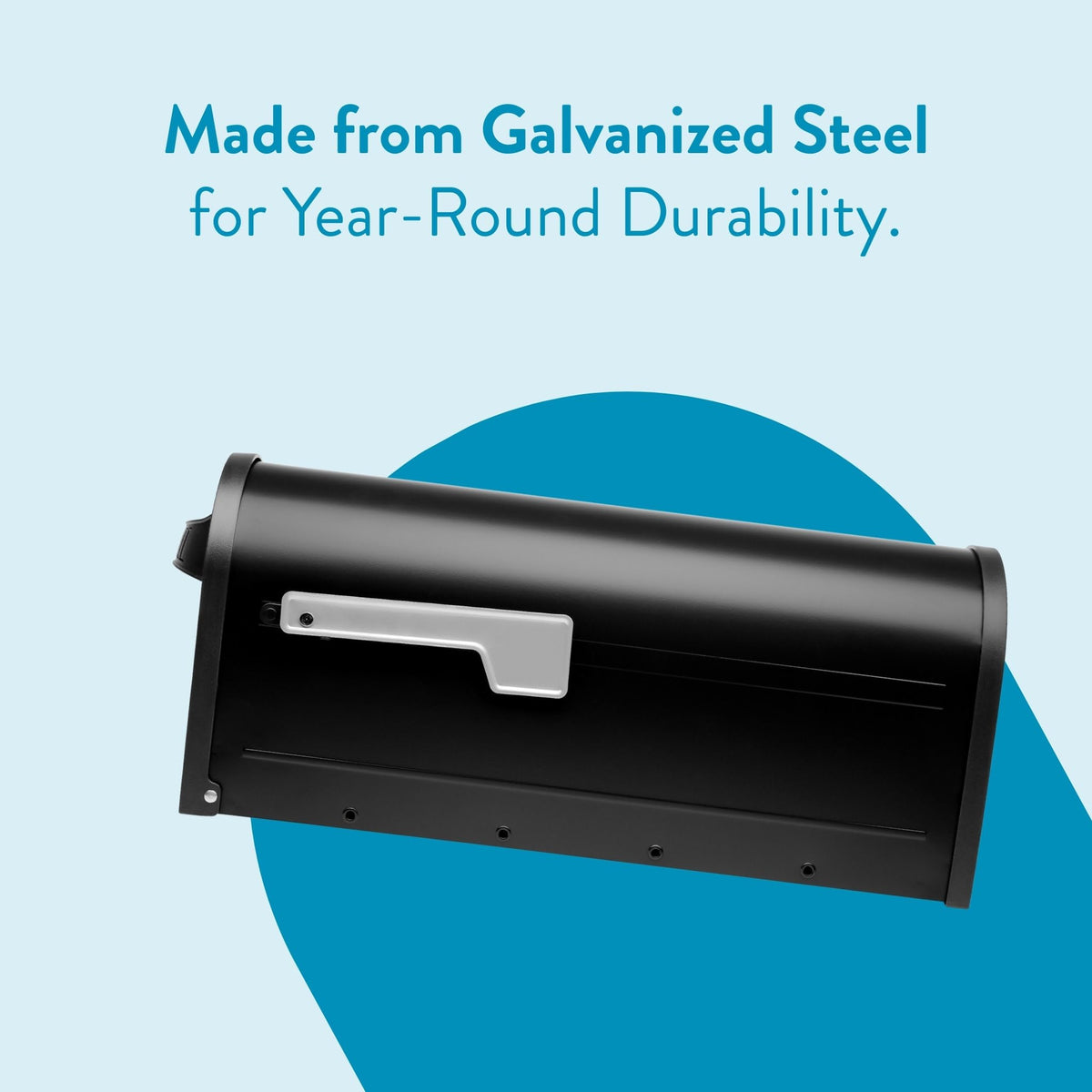 Architectural Mailboxes Carlisle postmount mailbox, installation-ready design with durable curb appeal.