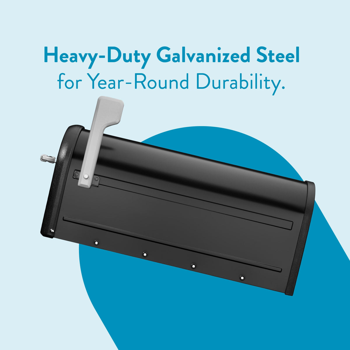 Chadwick galvanized finish signals long-lasting outdoor rust resistance.