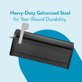 Chadwick galvanized finish signals long-lasting outdoor rust resistance.