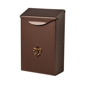 City Classic vertical wall-mount mailbox by Architectural Mailboxes for compact entryways
