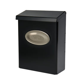 Architectural Mailboxes Designer galvanized steel front view highlights durable outdoor mailbox
