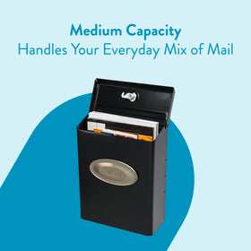 Architectural Mailboxes Designer weather-resistant powder coat finish resists corrosion