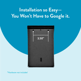 Architectural Mailboxes durable, weather-resistant design stands up to daily outdoor use.