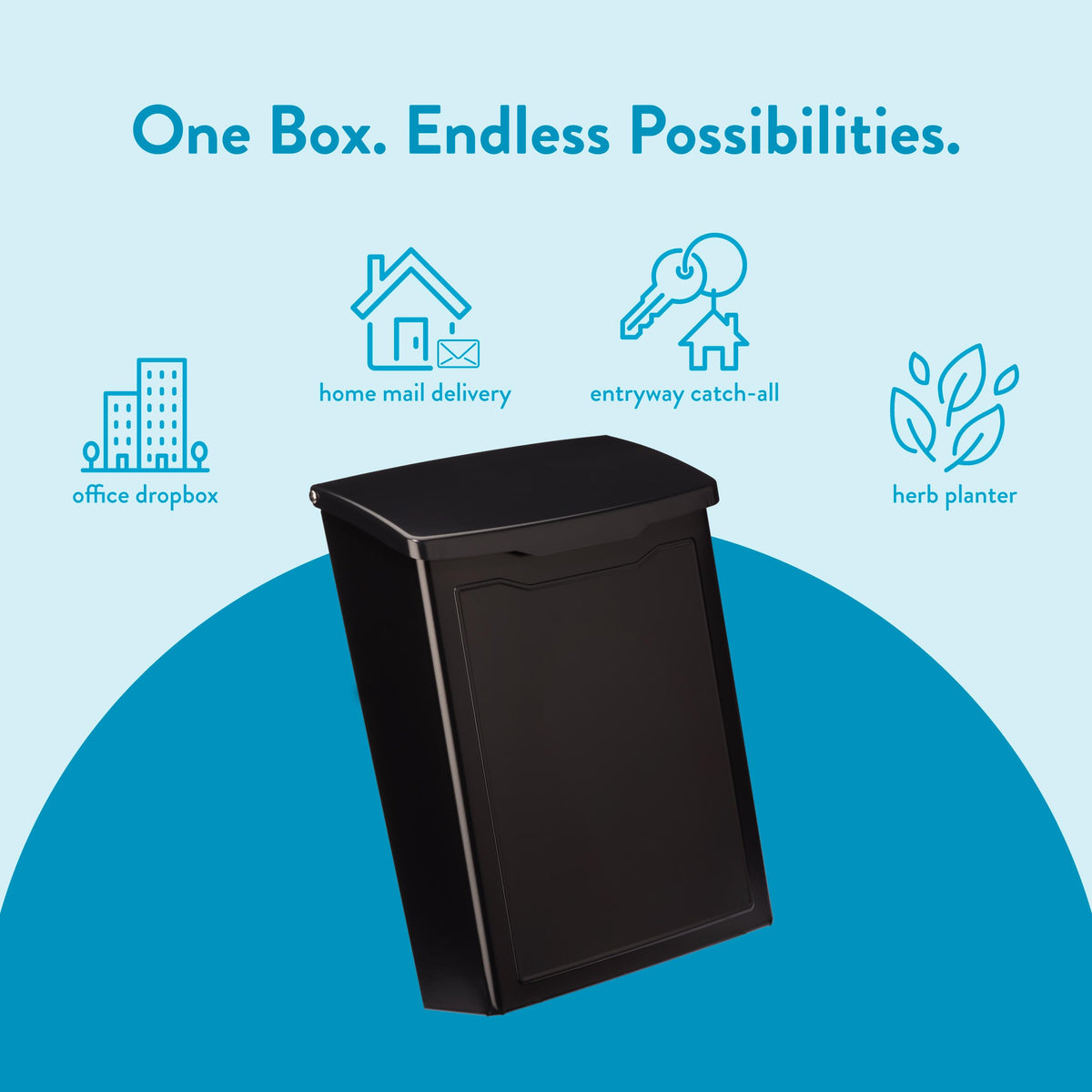 Architectural Mailboxes pre-drilled holes and hardware enable quick installation.