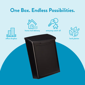 Architectural Mailboxes pre-drilled holes and hardware enable quick installation.