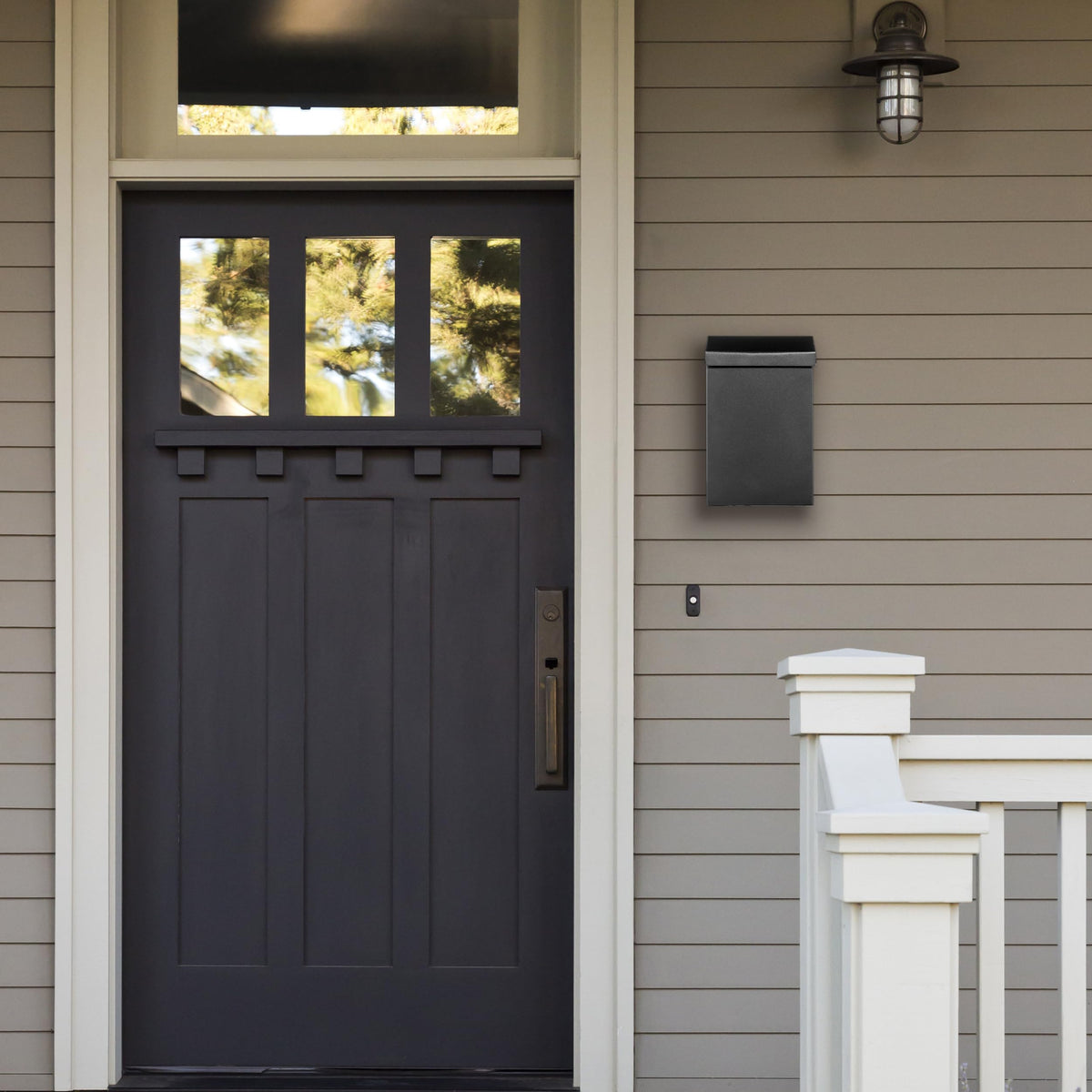 Architectural Mailboxes galvanized-steel outdoor mailbox resists weather for year-round use.