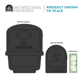 ARCHITECTURAL MAILBOXES Gentry UV protection helps color stay vibrant over time.
