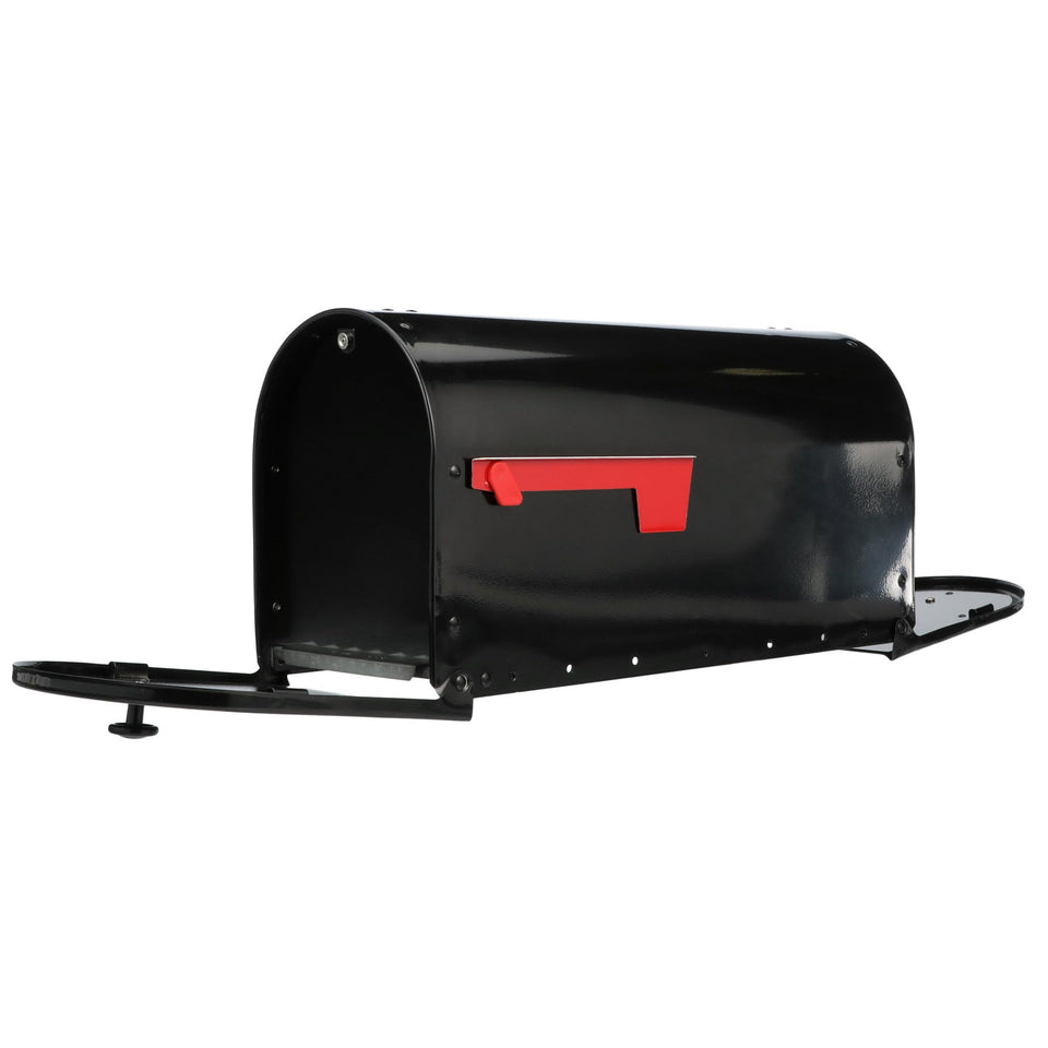 ARCHITECTURAL MAILBOXES Gibraltar OM160BEC Outback front view with double doors for easy mail access.