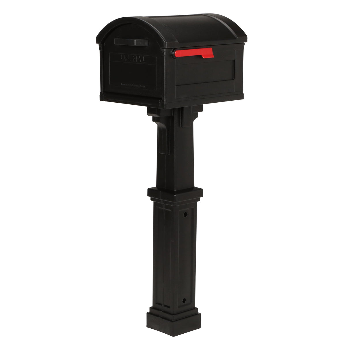 ARCHITECTURAL MAILBOXES Grand Haven mailbox front view with ample capacity for packages.
