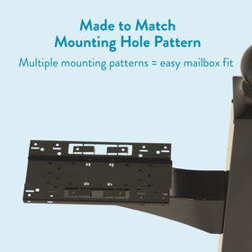 Architectural Mailboxes Landover post supports up to 60 lbs for reliable deliveries.
