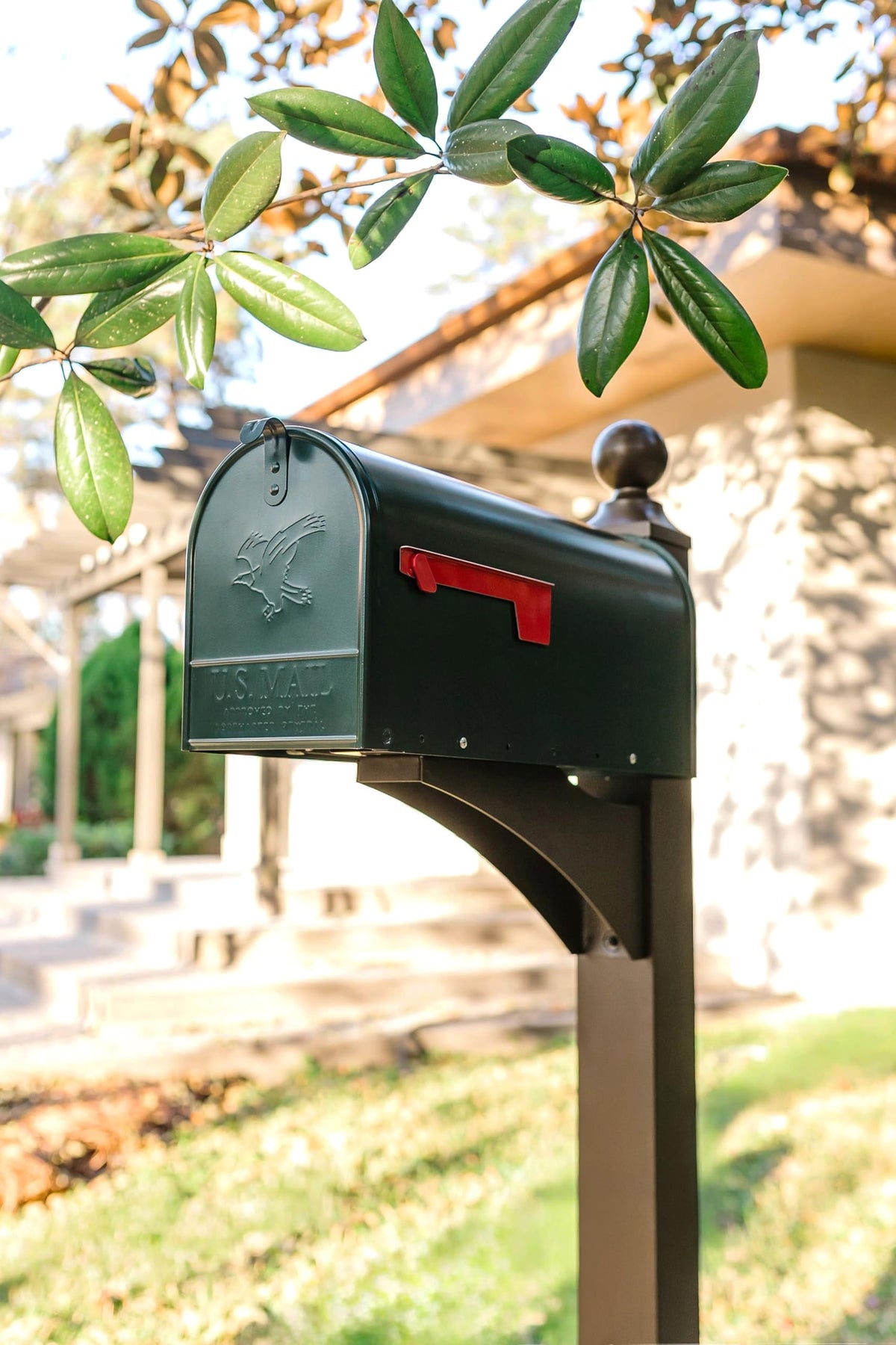 Architectural Mailboxes Landover post compatibility with A, B, C mailbox units.
