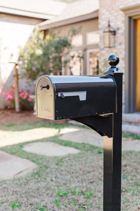 Landover post decorative finial adds timeless curbside charm with durable construction.
