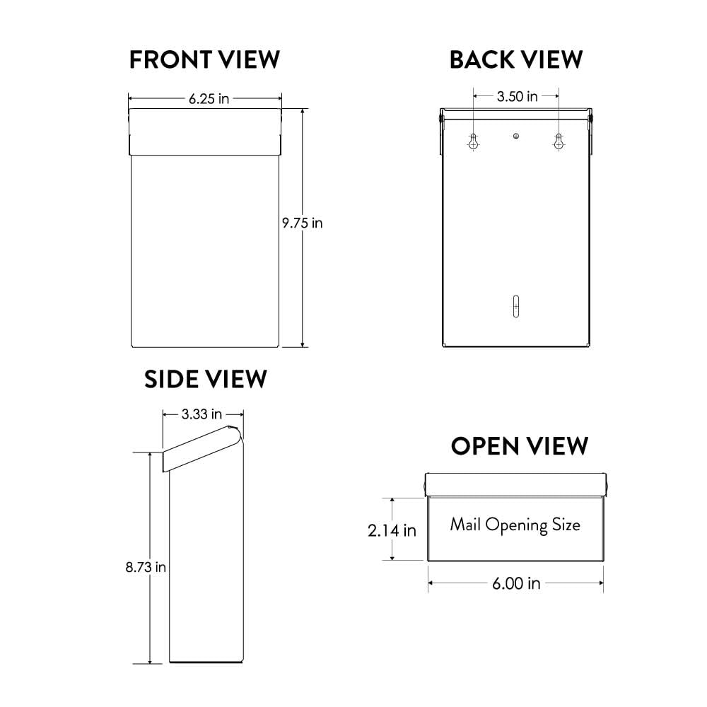 Architectural Mailboxes Made in the USA emphasizes quality craftsmanship.
