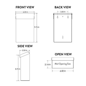 Architectural Mailboxes Made in the USA emphasizes quality craftsmanship.