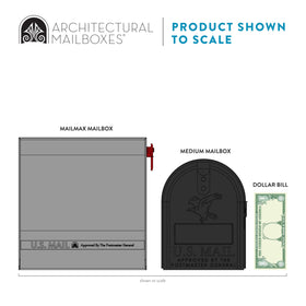 MailMax USPS-approved label confirms curbside delivery readiness.