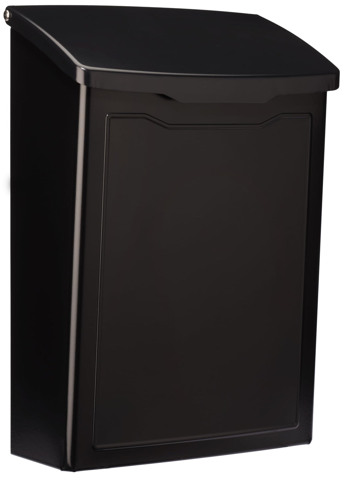 Architectural Mailboxes Marina wall-mount mailbox in black adds modern curb appeal.