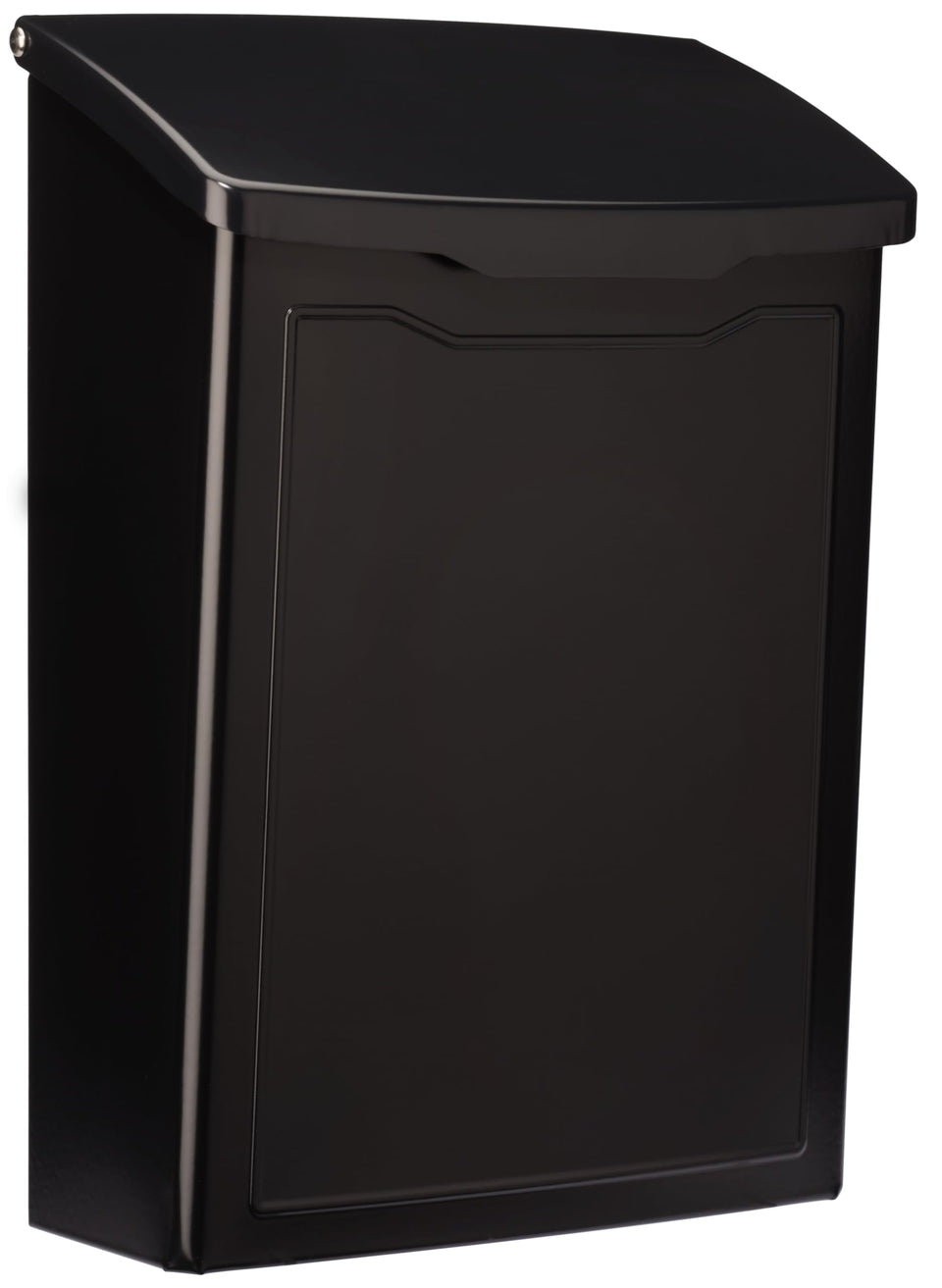 Architectural Mailboxes Marina wall-mount mailbox in black adds modern curb appeal.