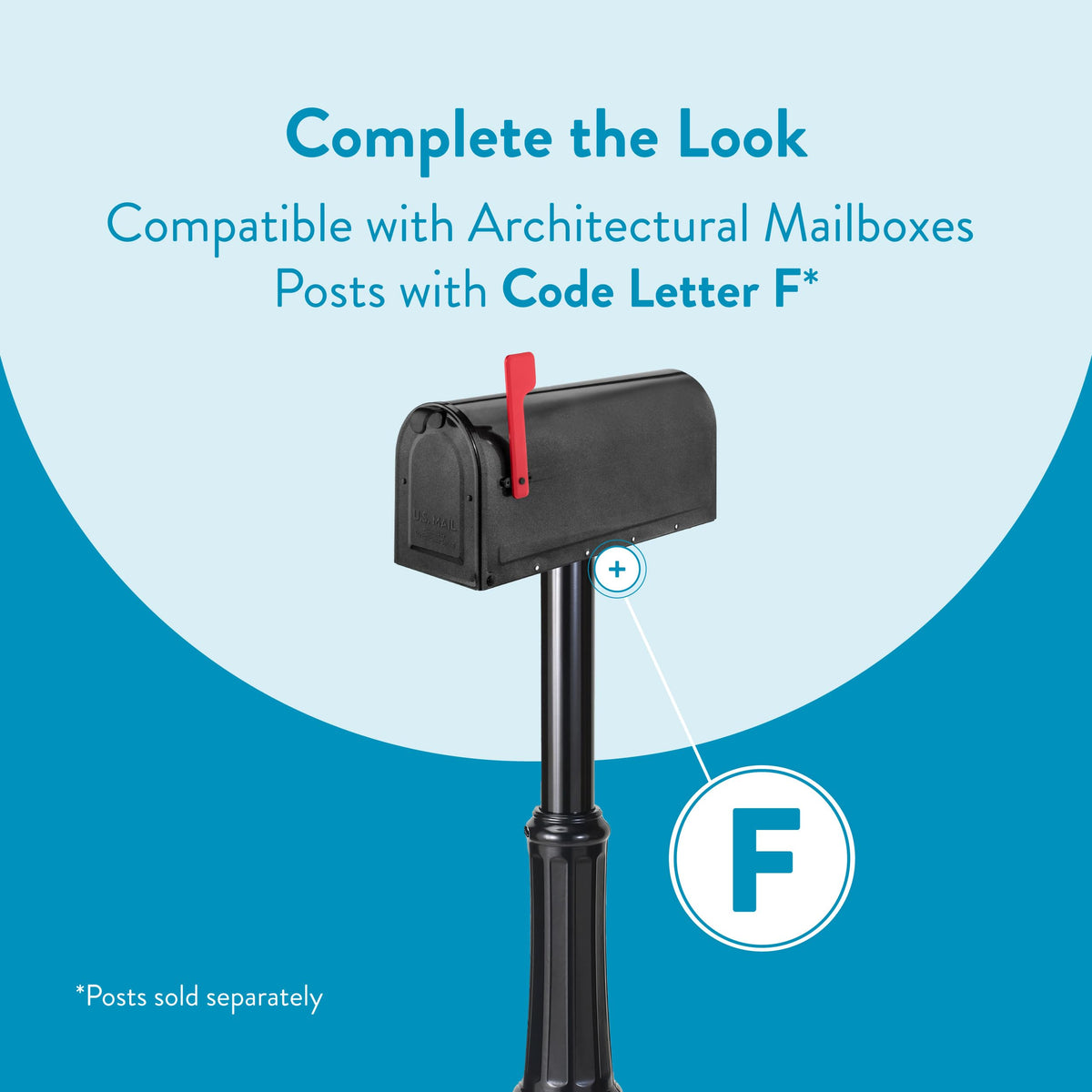 ARCHITECTURAL MAILBOXES MB1 weather-ready finish resists rain and sun.