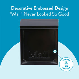 ARCHITECTURAL MAILBOXES Townhouse easy-assembly for quick, tool-light setup.