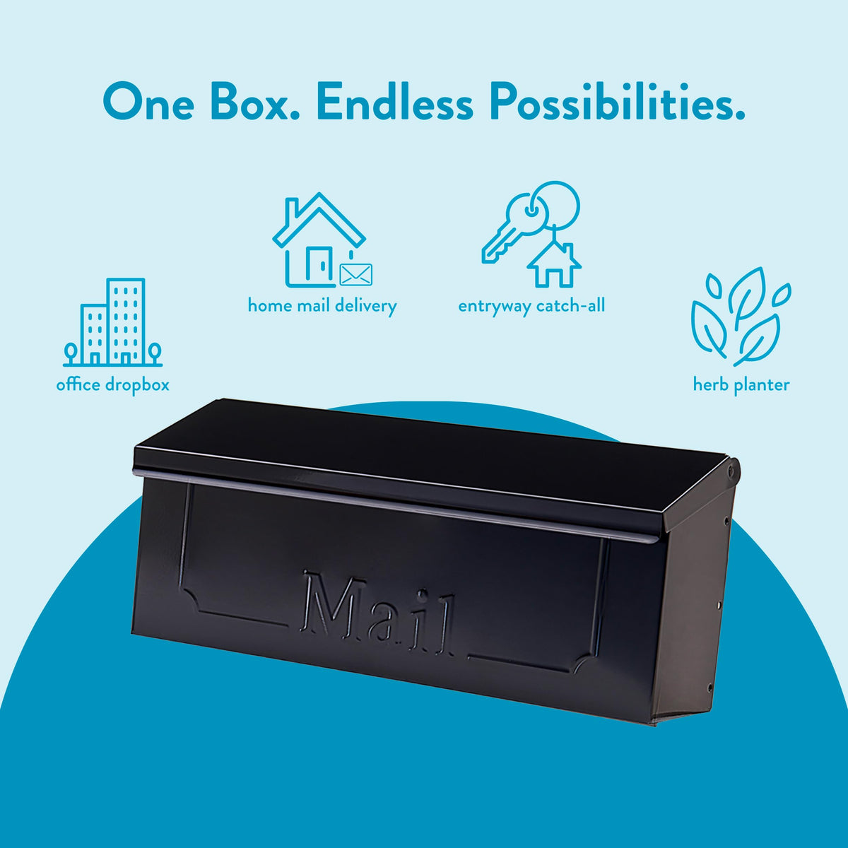 ARCHITECTURAL MAILBOXES Townhouse mounting template included for quick setup