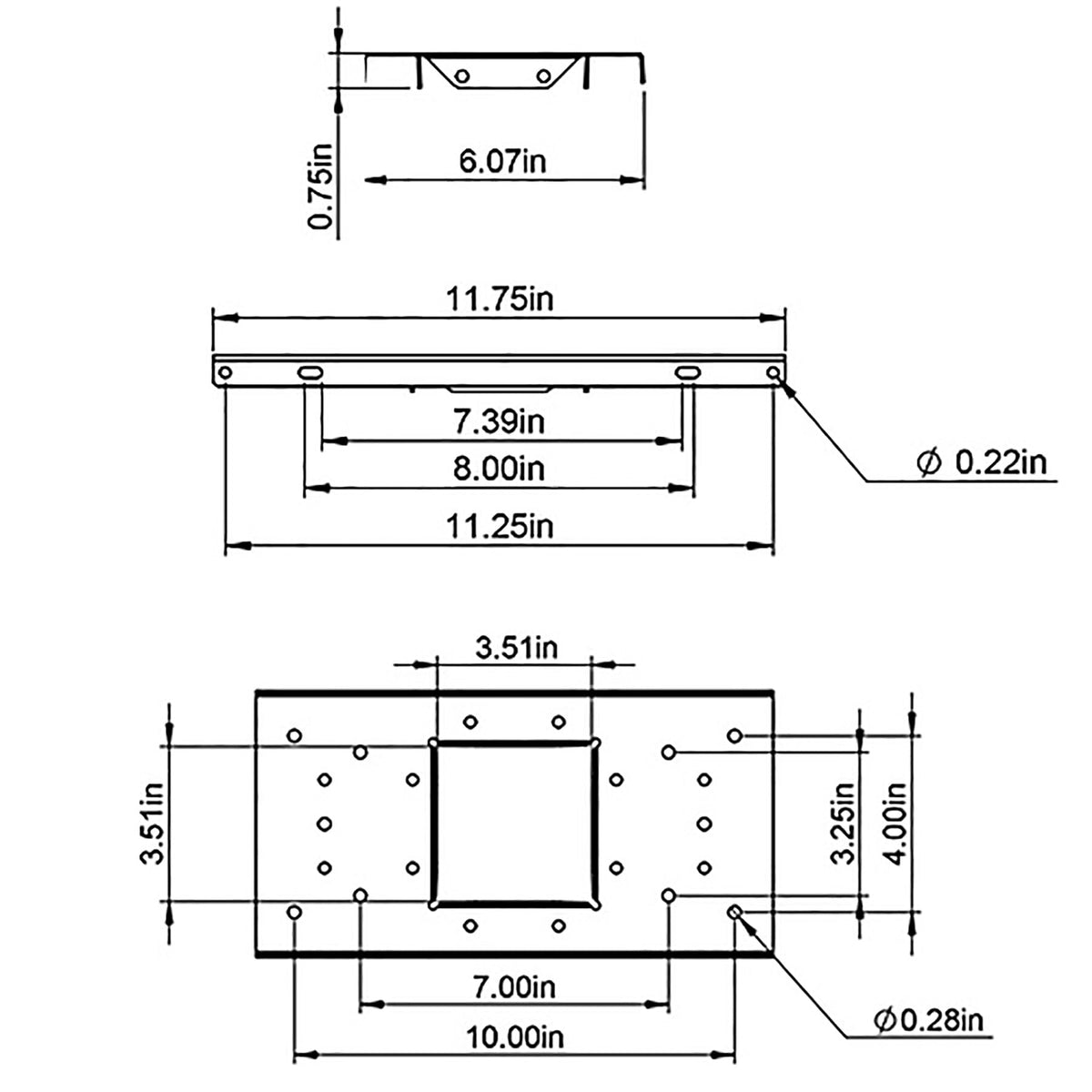 Mounting board installed on a post shows quick, secure setup