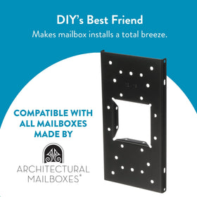 Galvanized steel core with black finish boosts weather resistance