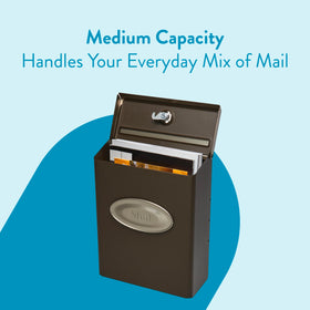Weather-tough galvanized steel body of Architectural Mailboxes design