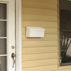 Windsor embossed address panel close up shows easy house number display