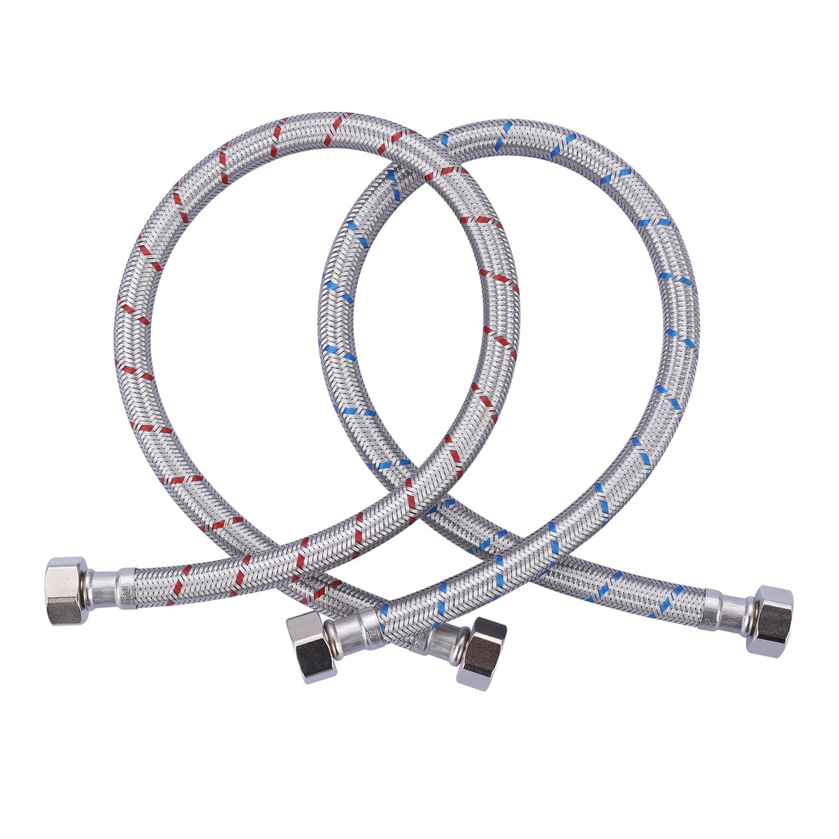 ARCORA braided stainless steel faucet hose, 36-inch length, durable water supply