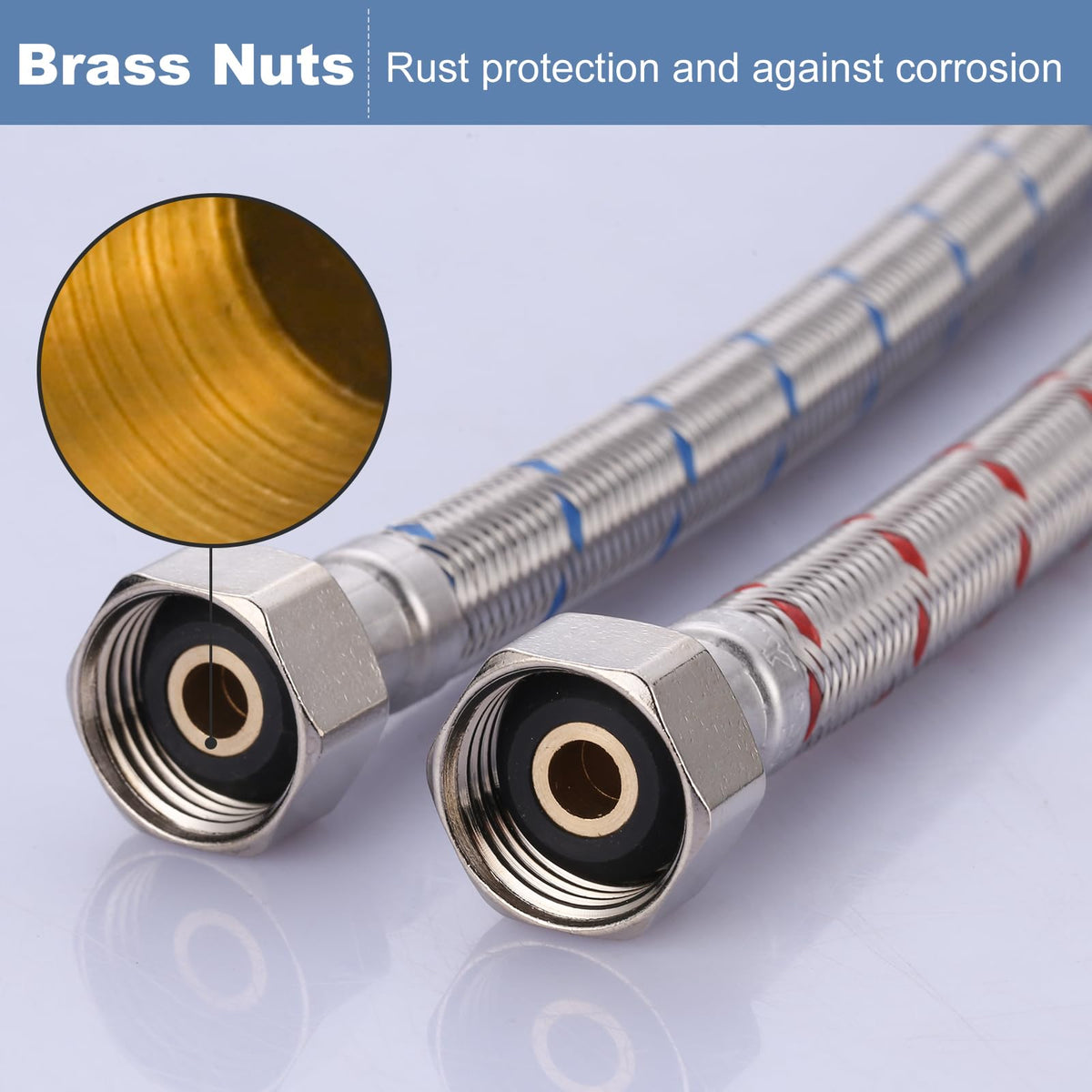 ARCORA lead-free brass connectors provide longevity and corrosion resistance.