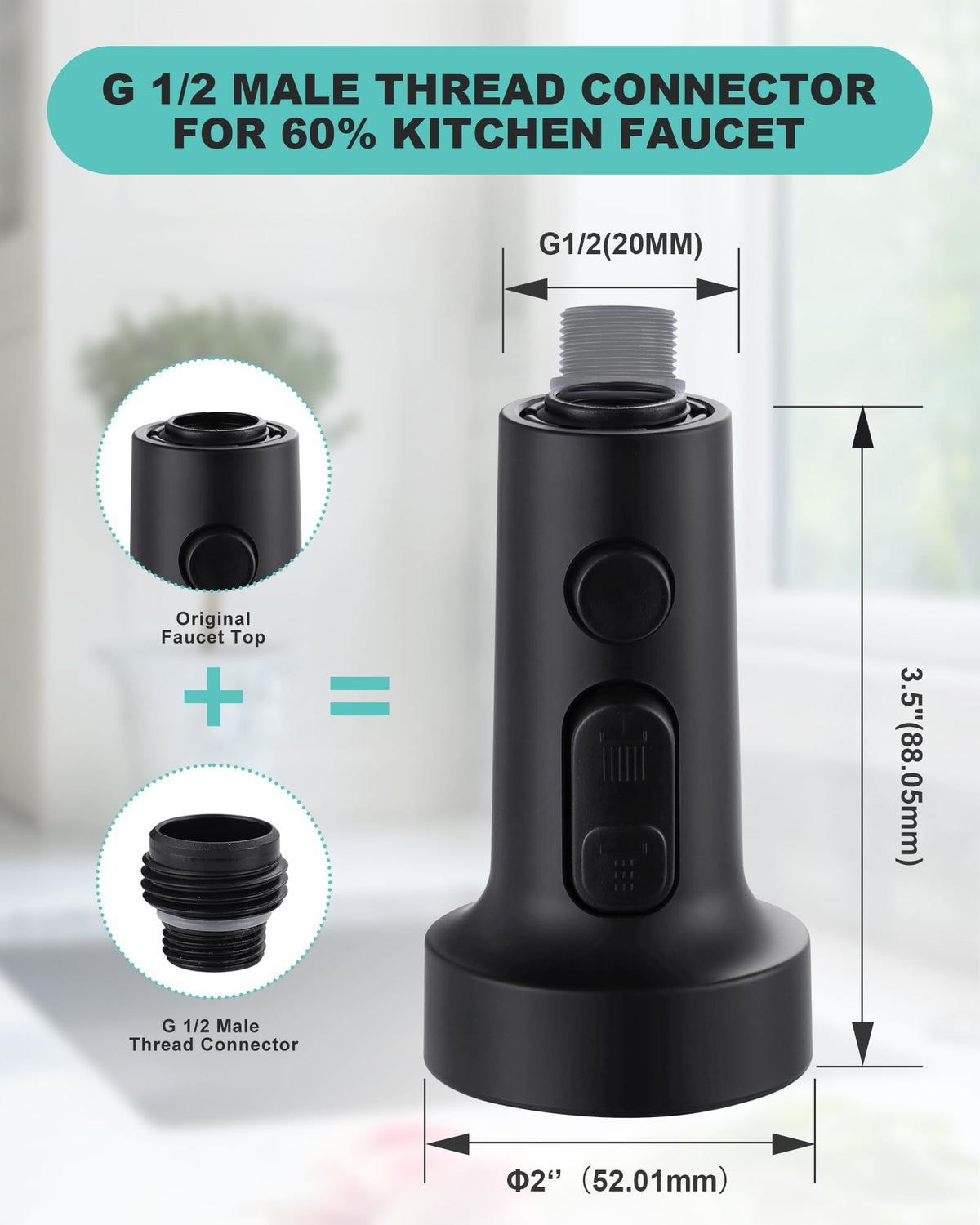 ARCORA compatible for kitchen, RV, outdoor, or utility sinks.