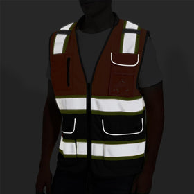 ArcRidge Reflective Vest unisex fit for both men and women in demanding environments.