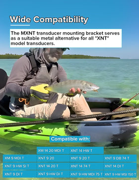 ArcViar Si G2N transom mount hardware enables easy setup.