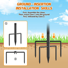 Aredy weather-ready finish withstands rain, sun, and snow for year-round use.