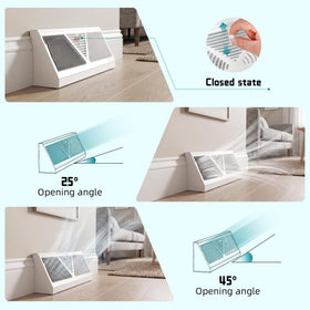 Aremae versatile vent suitable for home, office, or commercial spaces.