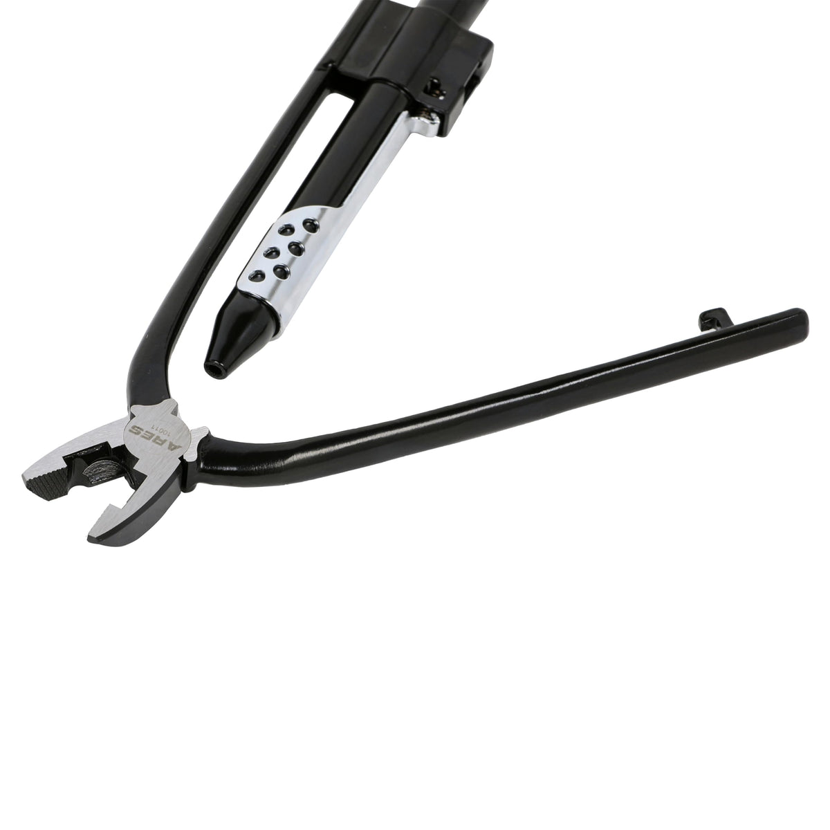 Machinery maintenance with ARES safety wire twister pliers.
