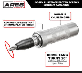 ARES 70606 driver with Phillips #3 bit for larger screws