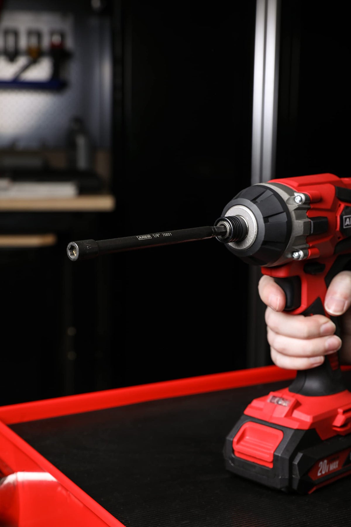 Accessing tight spots during assembly with ARES nut drivers