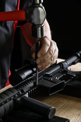 ARES center punches help start holes cleanly on metal or wood