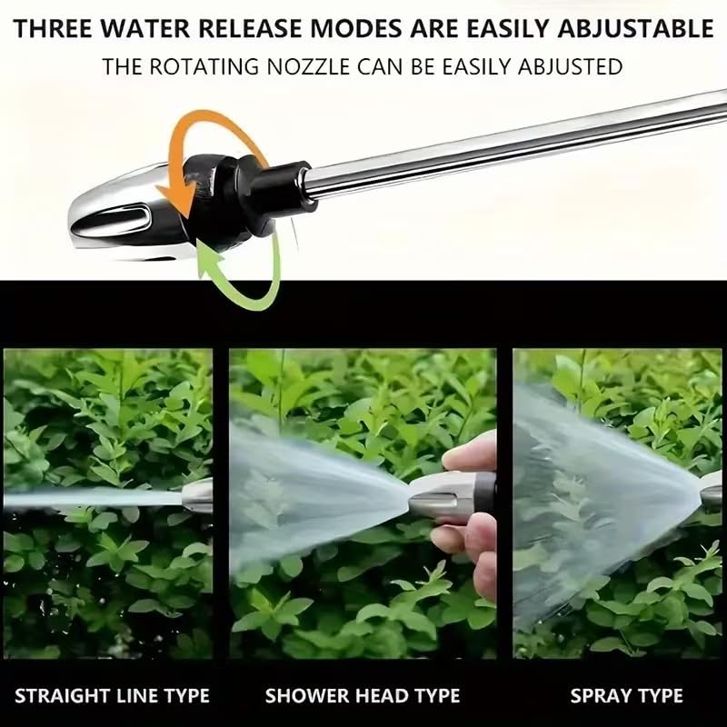 Ariie rotary foam control for adjustable suds and spray intensity.