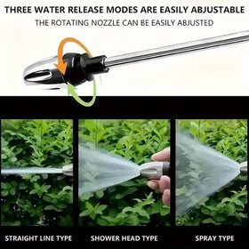 Ariie rotary foam control for adjustable suds and spray intensity.