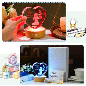 Arikyrist crystal heart fits desk or shelf decor with elegant shine.
