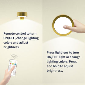 Arixinks magnetic light head close-up shows quick attachment
