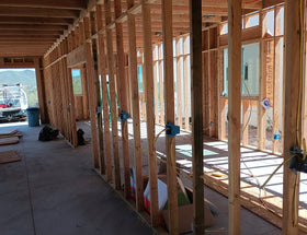 Arizona Electrical Solutions NM-B cable installed in wall installation
