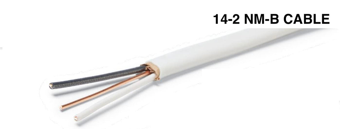 Arizona Electrical Solutions white insulated NM-B jacket for dry-area installations.
