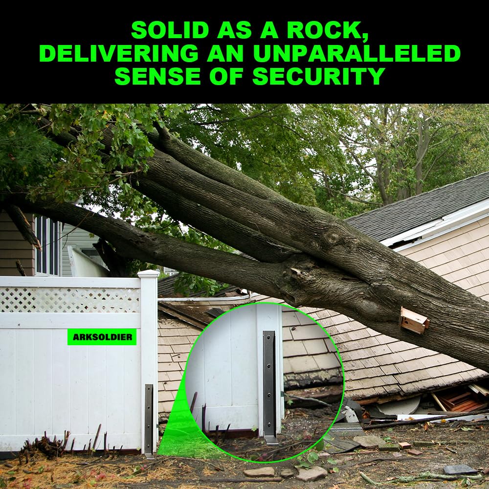 ARKSOLDIER durable anchor supports gates, rails, and garden fences with steady stability.