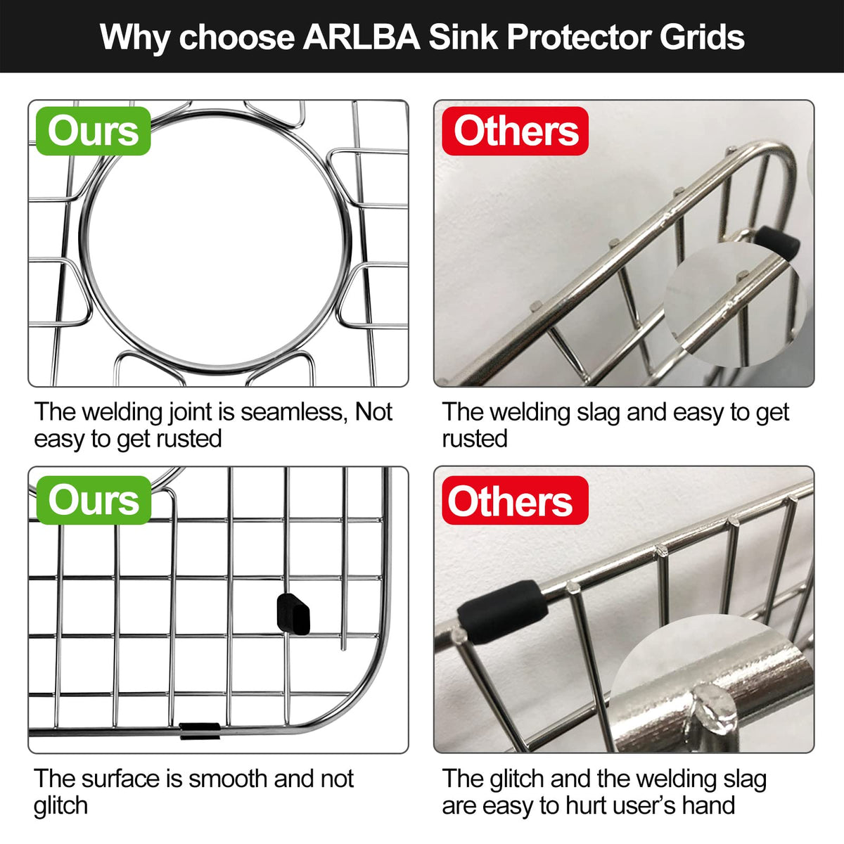 ARLBA drying rack use for dishes, vegetables, and more.