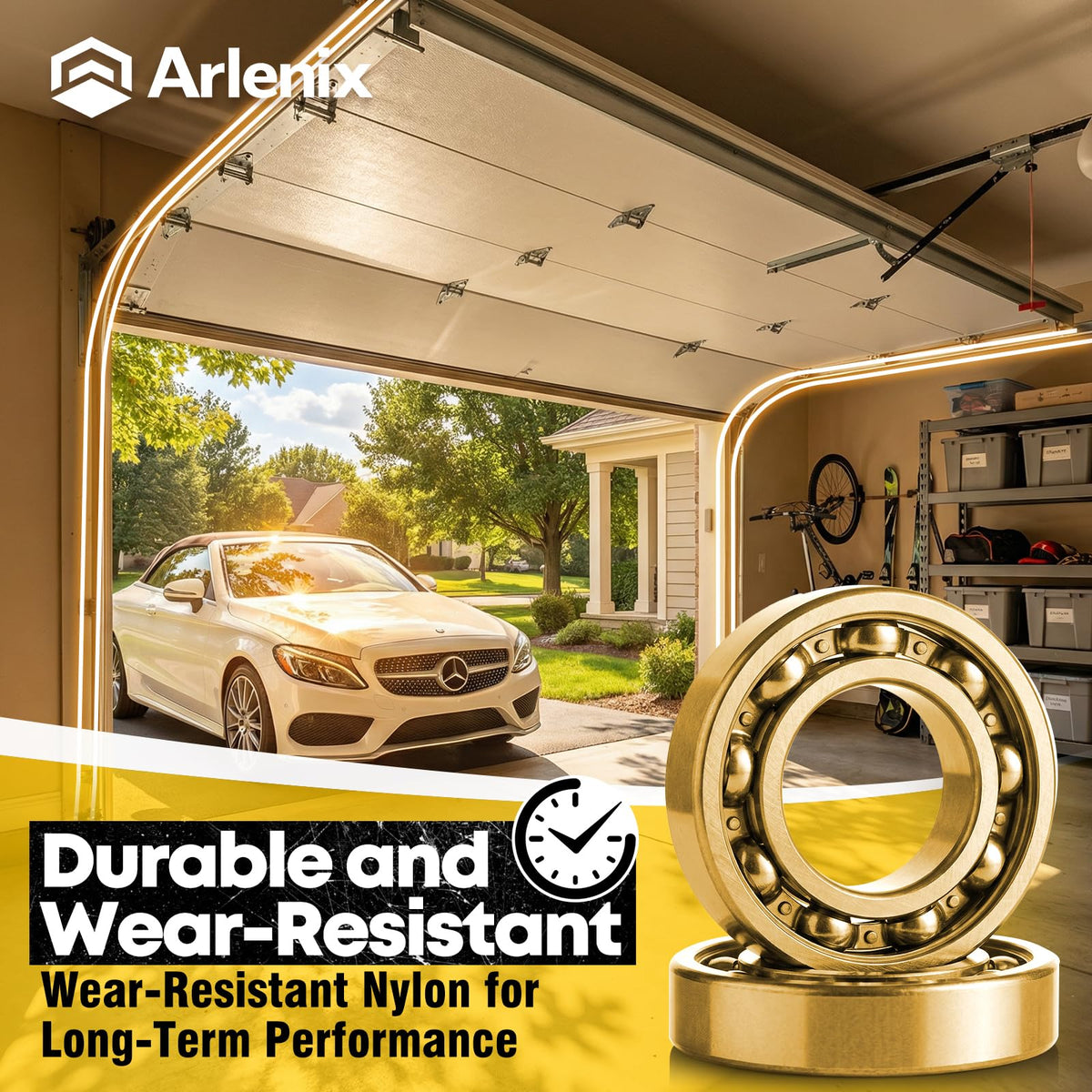 Arlenix DIY-friendly roller kit enables fast upgrades on multiple doors.