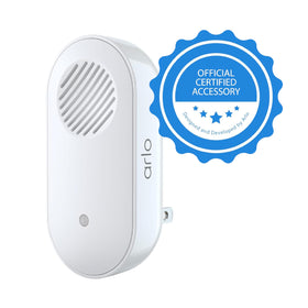 Arlo Chime 2 audio alerts keep you informed with clear sound.